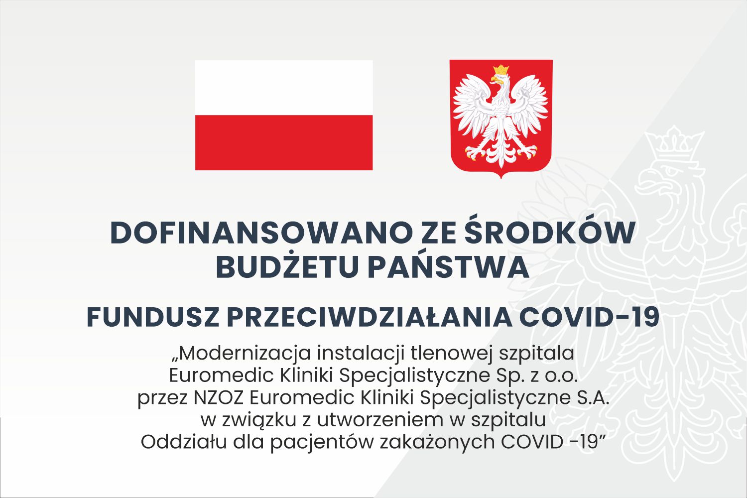 Dofinansowanie z Funduszu Przeciwdziałania COVID-19